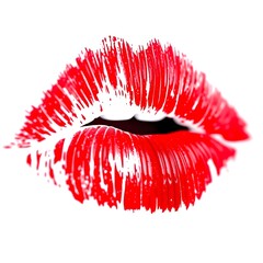 Obraz premium Red Lips Art