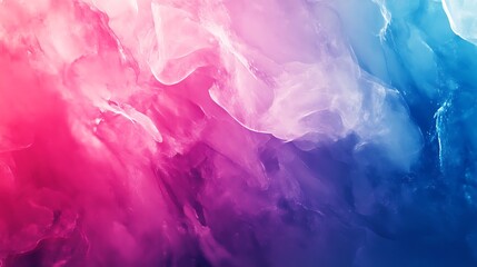 Beautiful abstract painting with swirling colors of pink purple and blue
