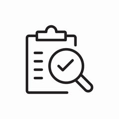 Approved document check icon vector sign