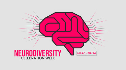 Neurodiversity Celebration Week Banner, Embracing Cognitive Differences