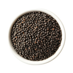 Black Gram Urad Dal Chutney Isolated on Transparent Background