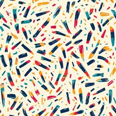 Seamless Colorful Party Horns Blowing Pattern Wallpaper for Festive Celebrations