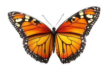 Fototapeta premium The Intricate Beauty of a Butterfly's Transparent Wings, a Marvel of Nature's Design