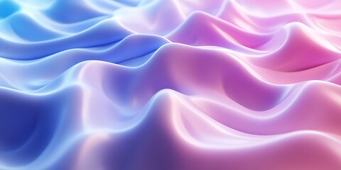 Obraz premium Abstract rippling fabric, pastel gradient