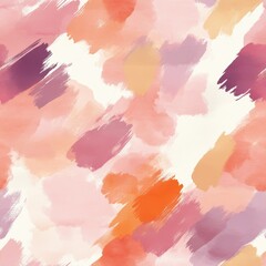Seamless Light Flowing Brush Strokes Pattern in Soft Warm Tones