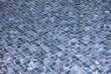 Swimming pool with mosaic tile