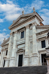 Fototapeta premium The Cathedral of Urbino is a Catholic cathedral in the city of Urbino, Italy, dedicated to the Assumption of the Blessed Virgin Mary