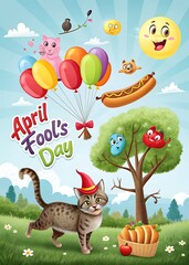 Obraz premium April Fools' Day Story