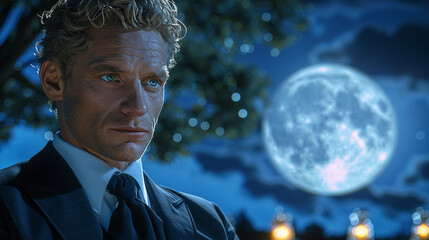 businessman with a globe