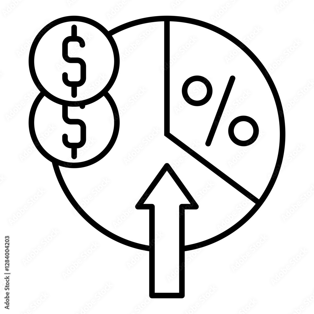Poster margin vector icon