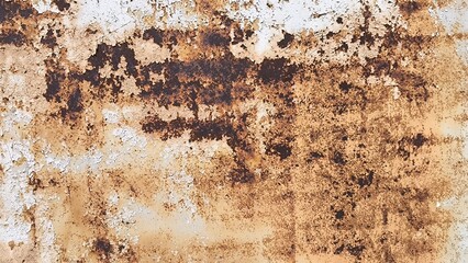 Rust on the iron door for the background. old peeling paint on rusty grates. Rusty metal texture.