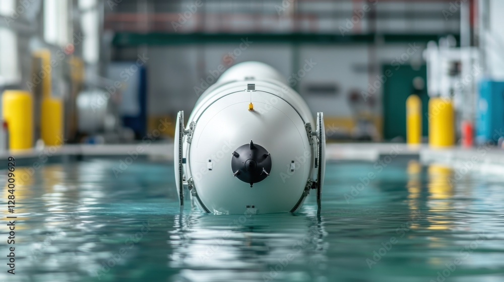 Poster energy tidal generator concept, advanced prototype for tidal energy devices undergoing testing in co
