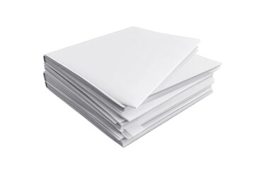 Stack of Paper Creates Visual Interest with Clean Lines and Minimalist Composition.