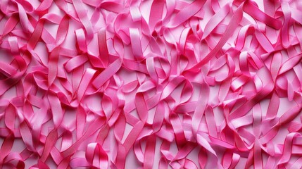 Fototapeta premium Professional Ribbons Pink Awareness Insights for Modern Applications