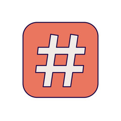 Hastag icon