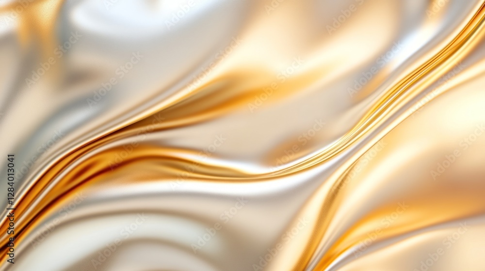 Poster this polished gold texture features smooth flowing waves that create an elegant backdrop. ideal for 