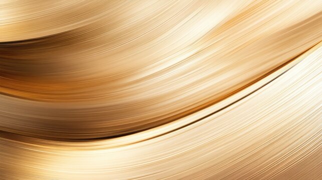 This polished gold texture presents a smooth and flowing design with a lustrous finish. Ideal for use as a backdrop it adds a sophisticated touch to a variety of projects offering ample copy space