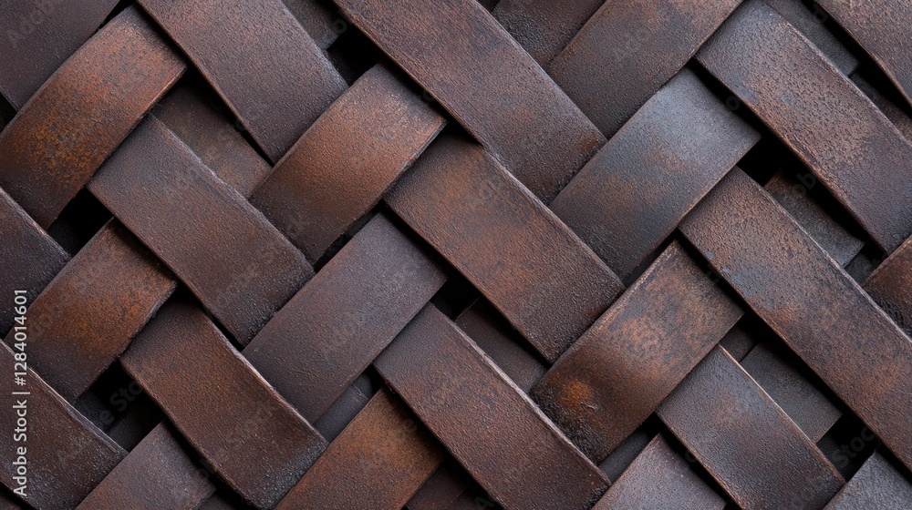 Aufkleber rusty metal texture features a woven pattern that adds depth and character. this backdrop offers amp
