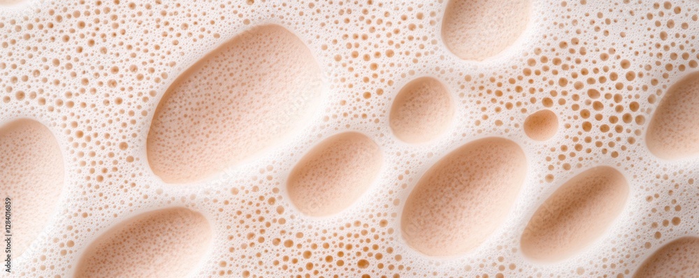 Poster this close-up view reveals a detailed skin pore texture with varying sizes and shapes. ideal for bac