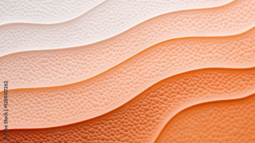 Aufkleber textured backdrop features various shades of peach and cream mimicking skin pores with gentle wavy l