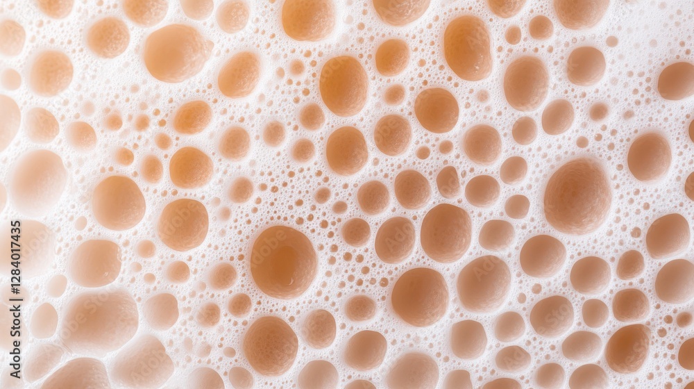 Poster the surface showcases a close-up view of a skin pores texture background featuring various circular 