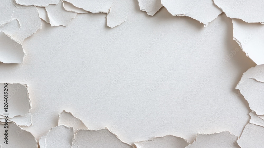 Poster this torn paper texture background features irregular edges and a neutral color palette creating an 