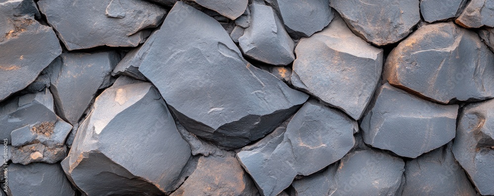 Poster this volcanic rock texture showcases an array of jagged surfaces in various shades of gray. the unev