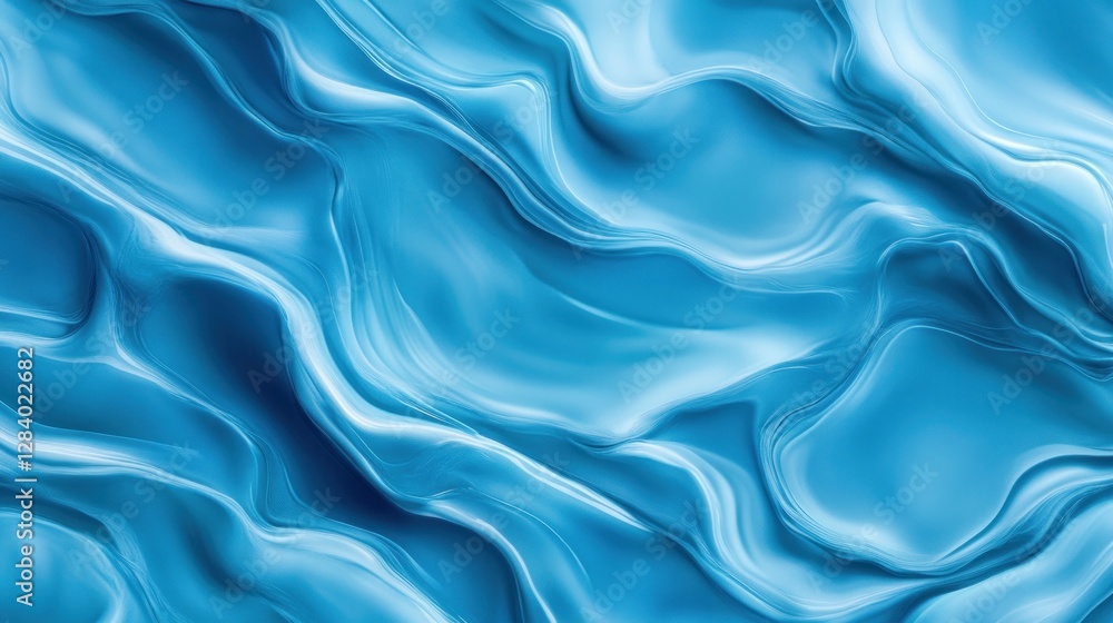 Poster smooth waves of turquoise water create a serene background that inspires calmness. the tranquil text