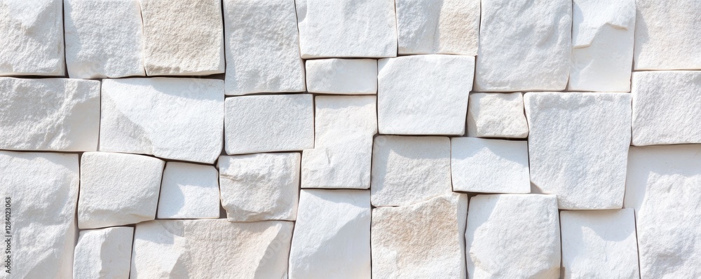 Aufkleber this texture features a white brick background with a rugged uneven surface. it offers ample copy sp