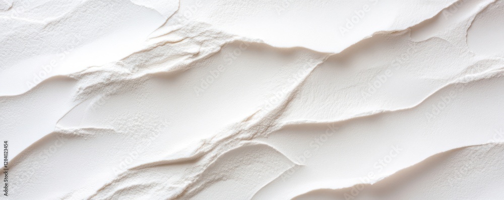 Poster this white clay textured backdrop features a distinct soft surface with gentle ripples and curves. i