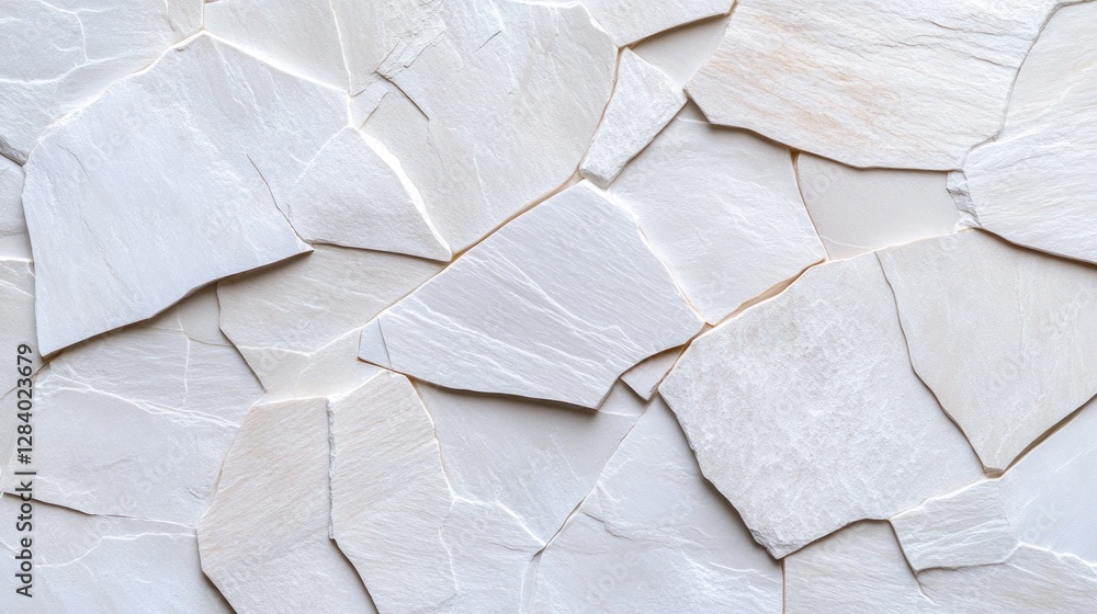 Poster this white stone texture background features various irregularly shaped pieces creating a natural el