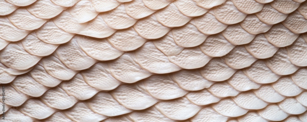 Poster close-up view of snake skin showcasing its intricate natural texture. the gentle curves and patterns