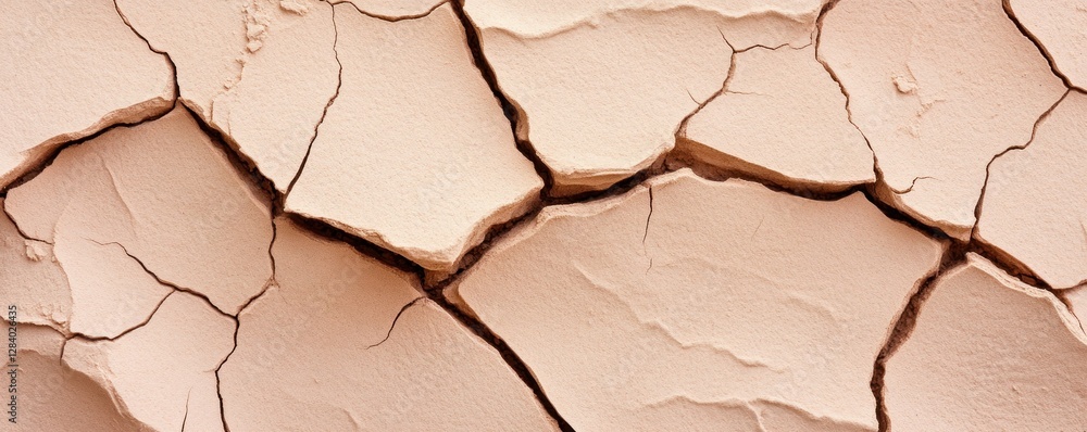Poster this cracked soil texture features a light brown hue with visible fissures creating a unique backdro