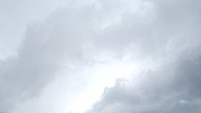 Fast moving clouds before the storm