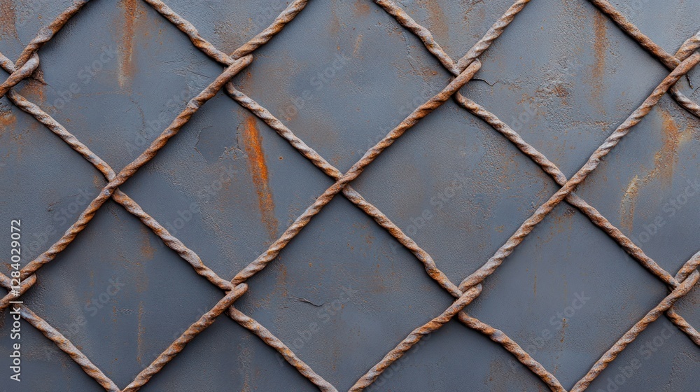 Poster this backdrop showcases a detailed steel texture with a rope pattern that adds a unique rustic touch
