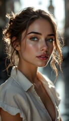 Elegant Beauty: A Portrait of Serenity