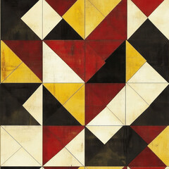 Fototapeta premium Abstract geometric pattern, triangles, vibrant colors. Possible use wallpaper, textile design . seamless pattern. repeating pattern.