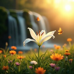 flowers on the meadow