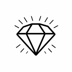 Shining Diamond Icon