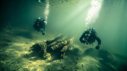 Underwater Archaeologists Exploring Ancient Doggerland