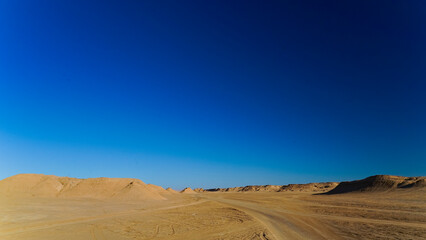 Il deserto del Sahara nella regione di Tezeur le località di Ong Jmal e il villaggio di Star Wars. Tunisia Nord Africa