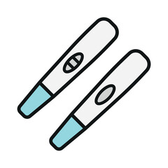 Pregnancy testing kit icon designed with a clean flair, offering a reliable look for projects related to women's health or medical diagnostics.