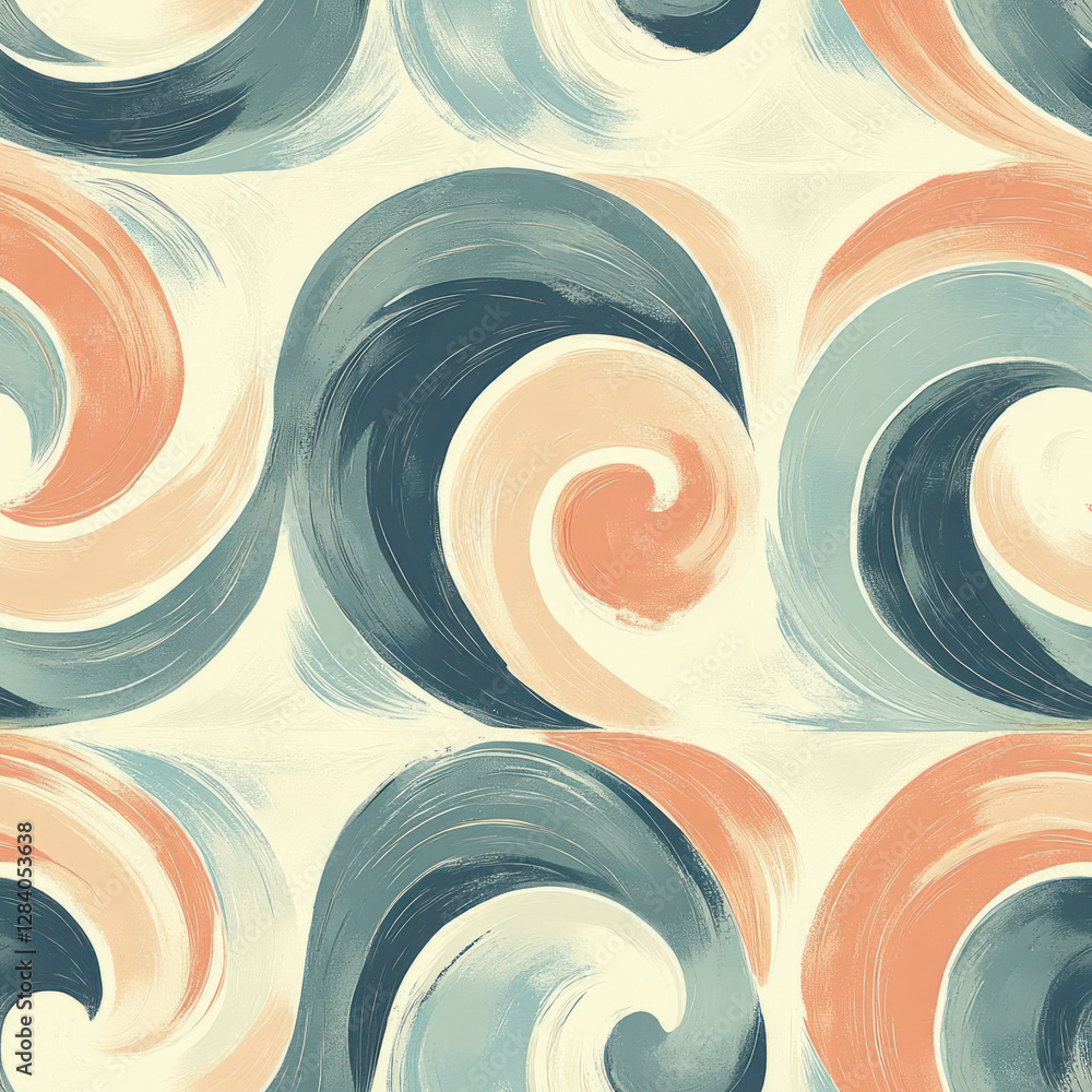 Poster abstract swirl pattern background