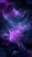 Obraz premium Chaotic Neon Fractal Patterns with Liquid Motion and Glowing Digital Brushstrokes in Abstract Design 