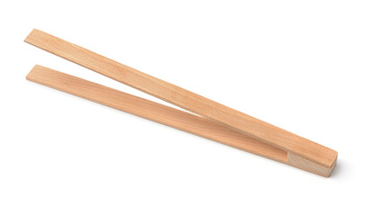 Wooden kitchen tongs
