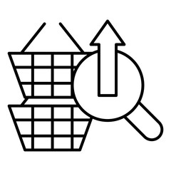 inventory control vector icon