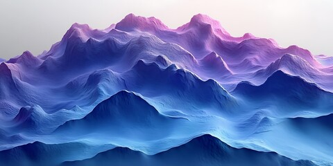 Abstract Mountainscape