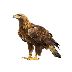 Obraz premium golden eagle isolated on white