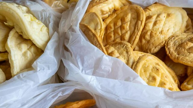 traditional Polish oscypek cheese made from goats milk
