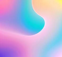 Neon gradient wave light in pink and blue tones on dark background creating futuristic and vibrant visuals for modern tech-inspired or artistic abstract.generative ai